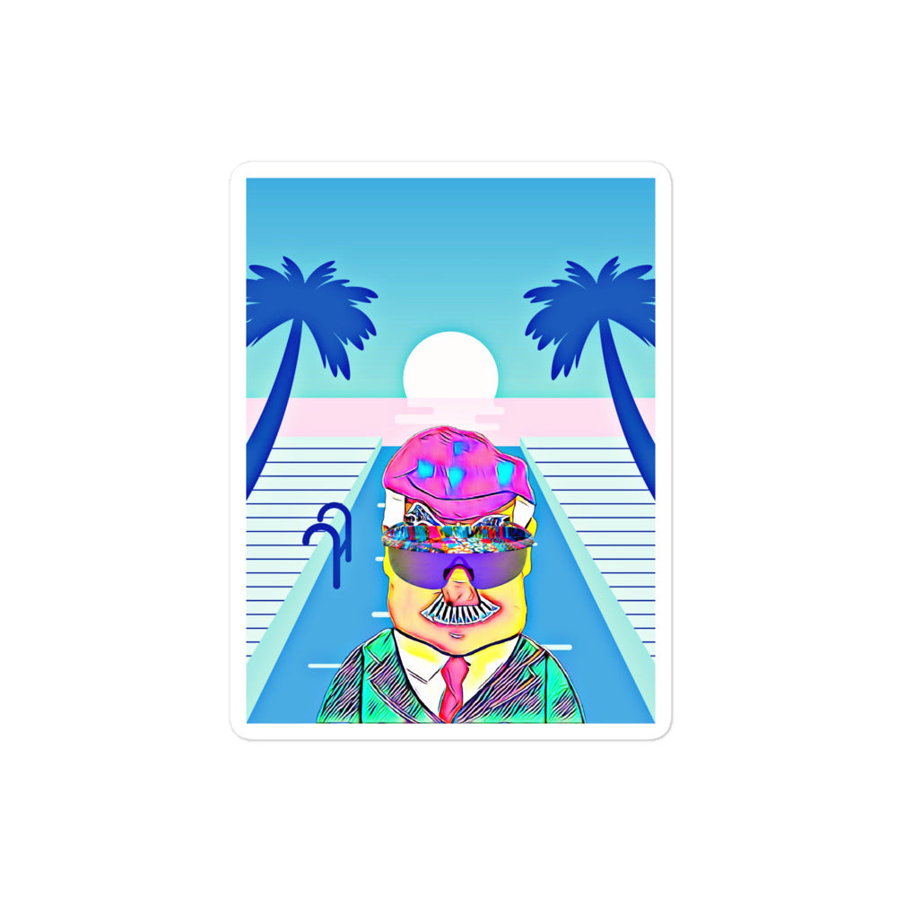 DWIII Poolside Sticker