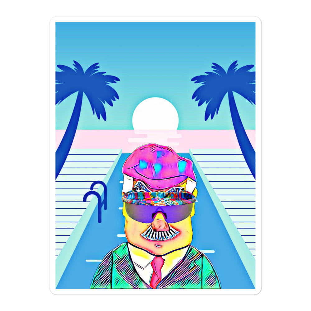 DWIII Poolside Sticker